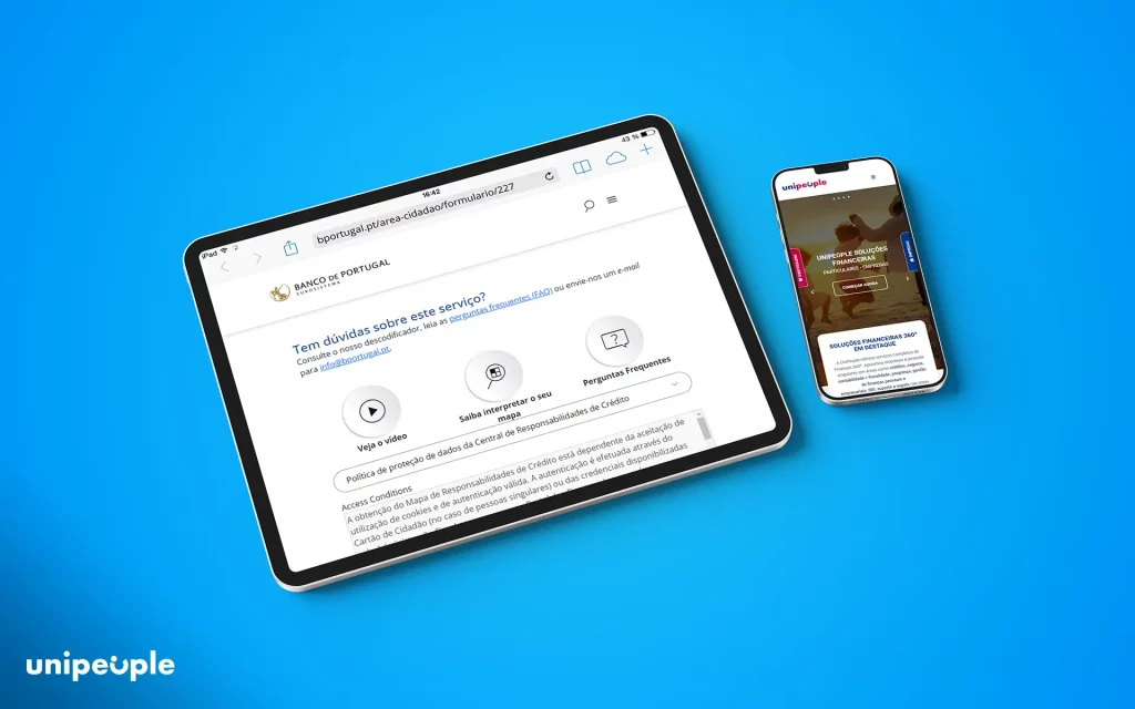 unipeople solucoes financeiras como obter mapa responsabilidade crc banco portugal